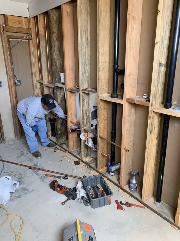 Commercial rough-in plumbing for Water Heater Replacement in Montclair